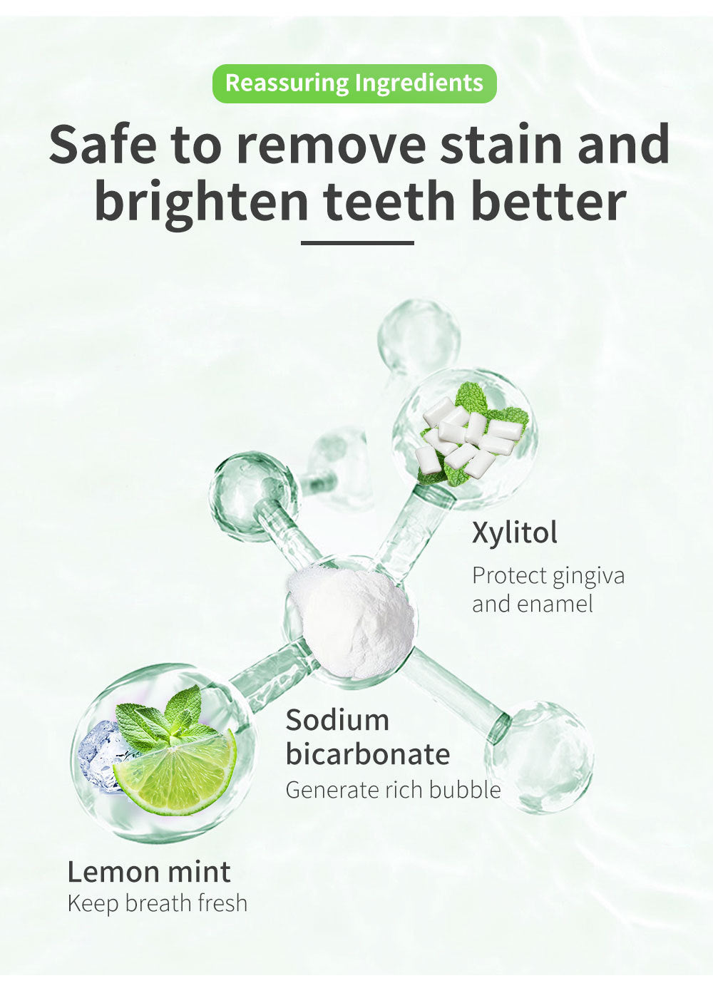 LANBENA TEETH WHITENING POWER Lime tooth powder