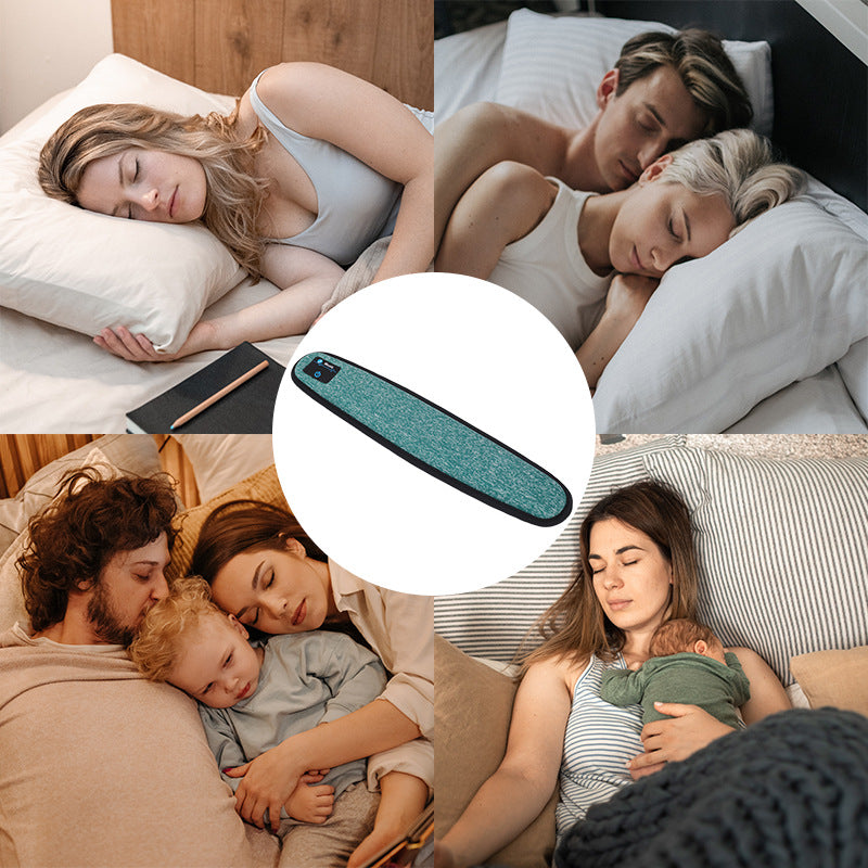 Bone Conduction Bluetoth Pillow Speaker, Mini Portable Under Pillow Speakers for Sleeping Wireless Pillow Speaker Bluetooth White Noise Music Box with Bass